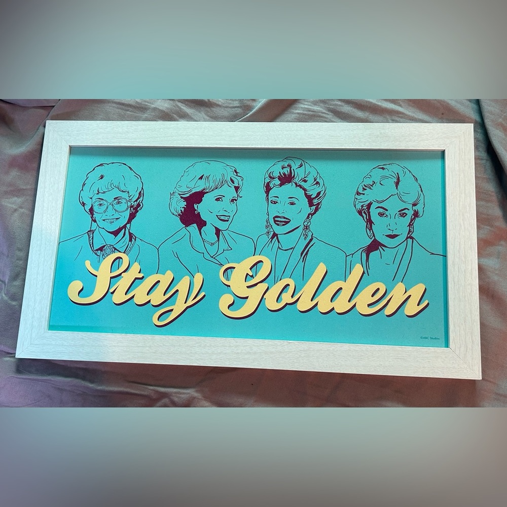 Golden Girls Wall Art NWOT